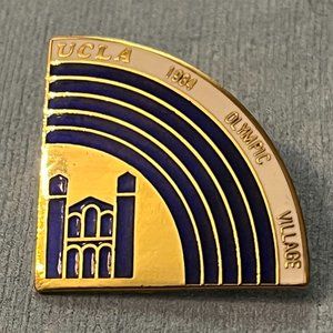 1984 Olympic Village Pin ~ UCLA ~ Los Angeles Summer Games ~  Cloisonné